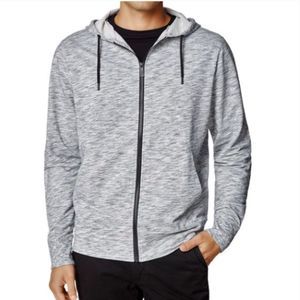 Good Man Heathered Long Sleeve Full Zip Hoodie